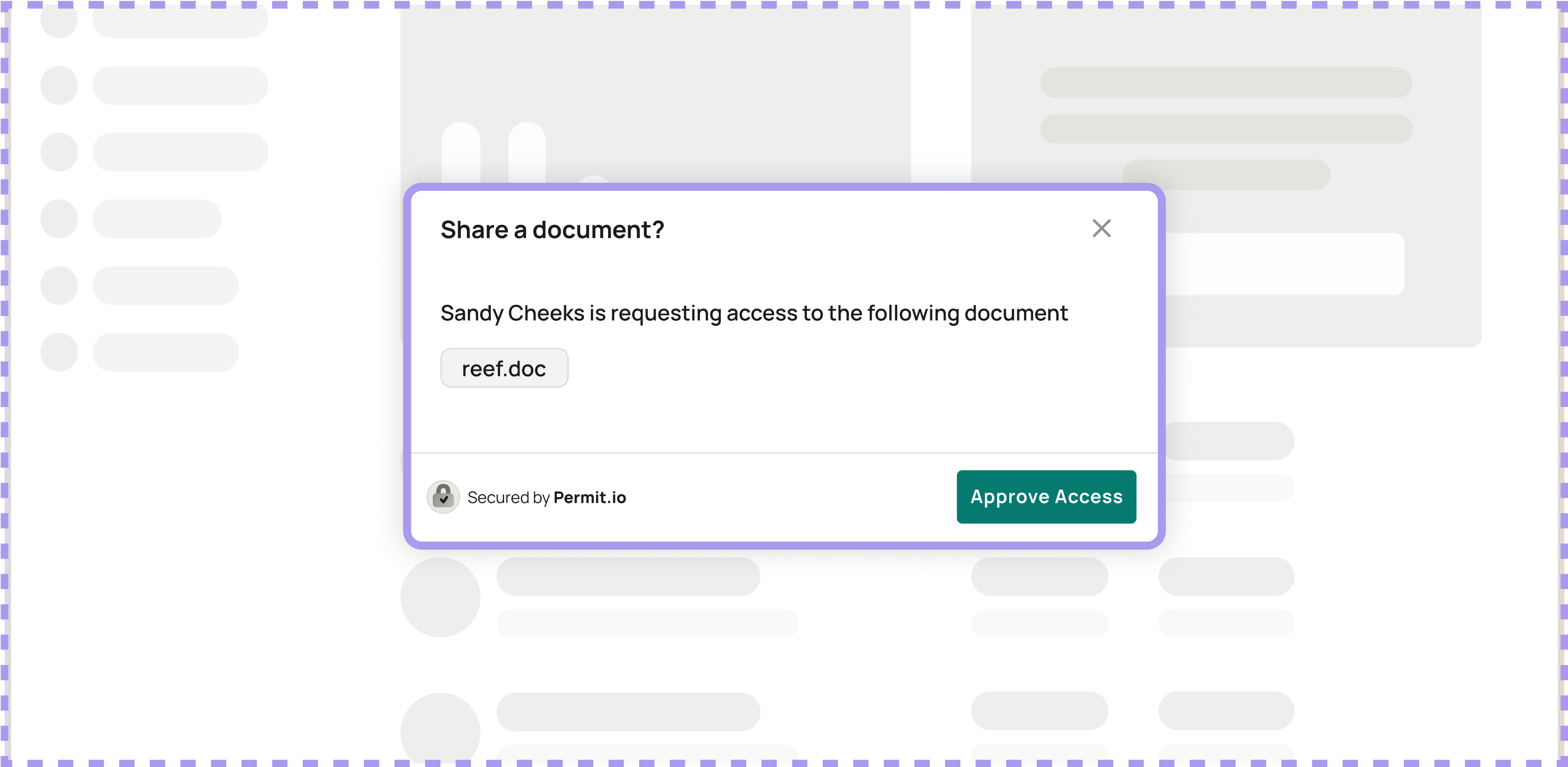 Approval Flows element preview